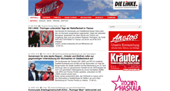Desktop Screenshot of die-linke-saalfeld-rudolstadt.de